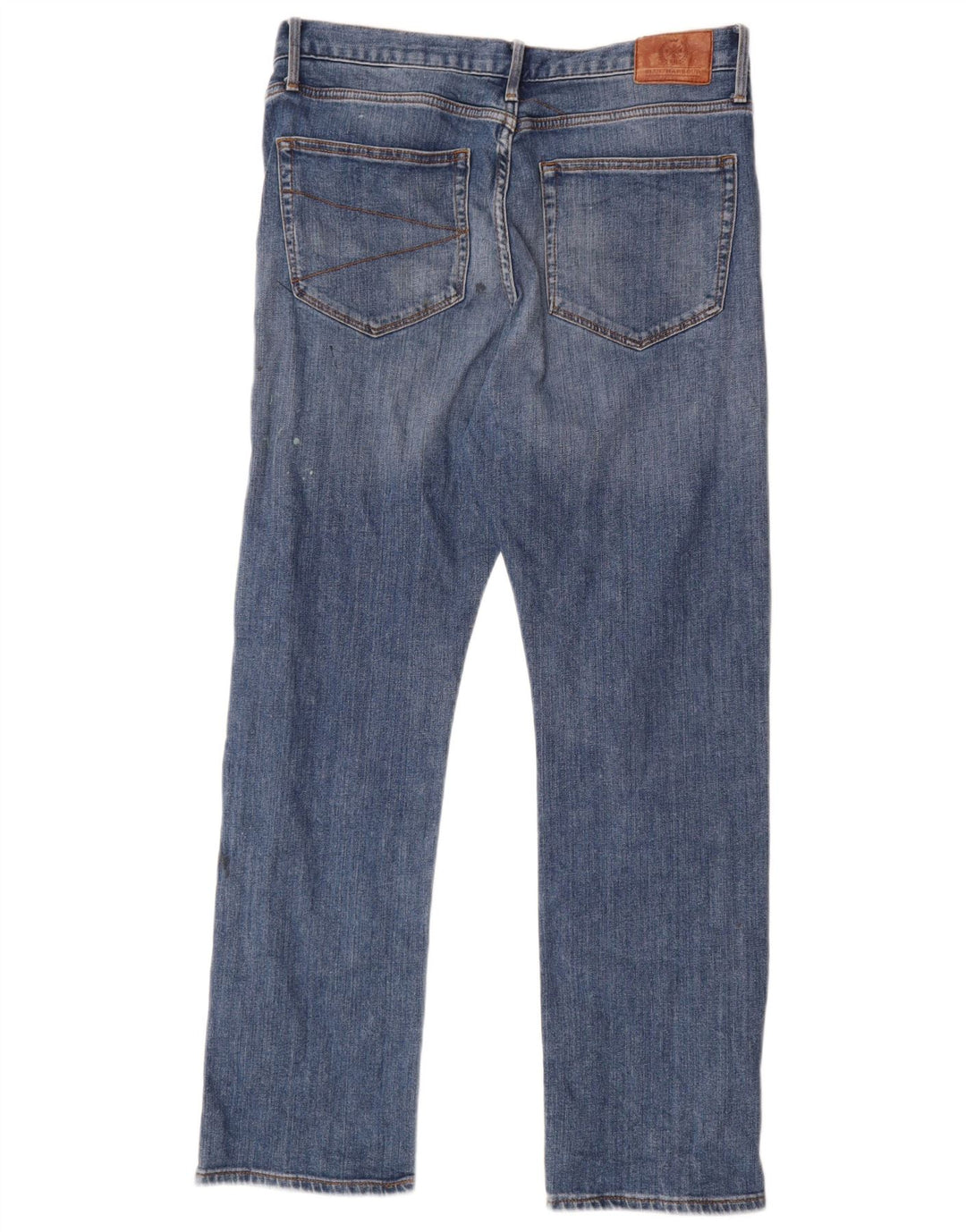 Calça jeans reta masculina Marks & Spencer Blue Harbor W34 L31 algodão