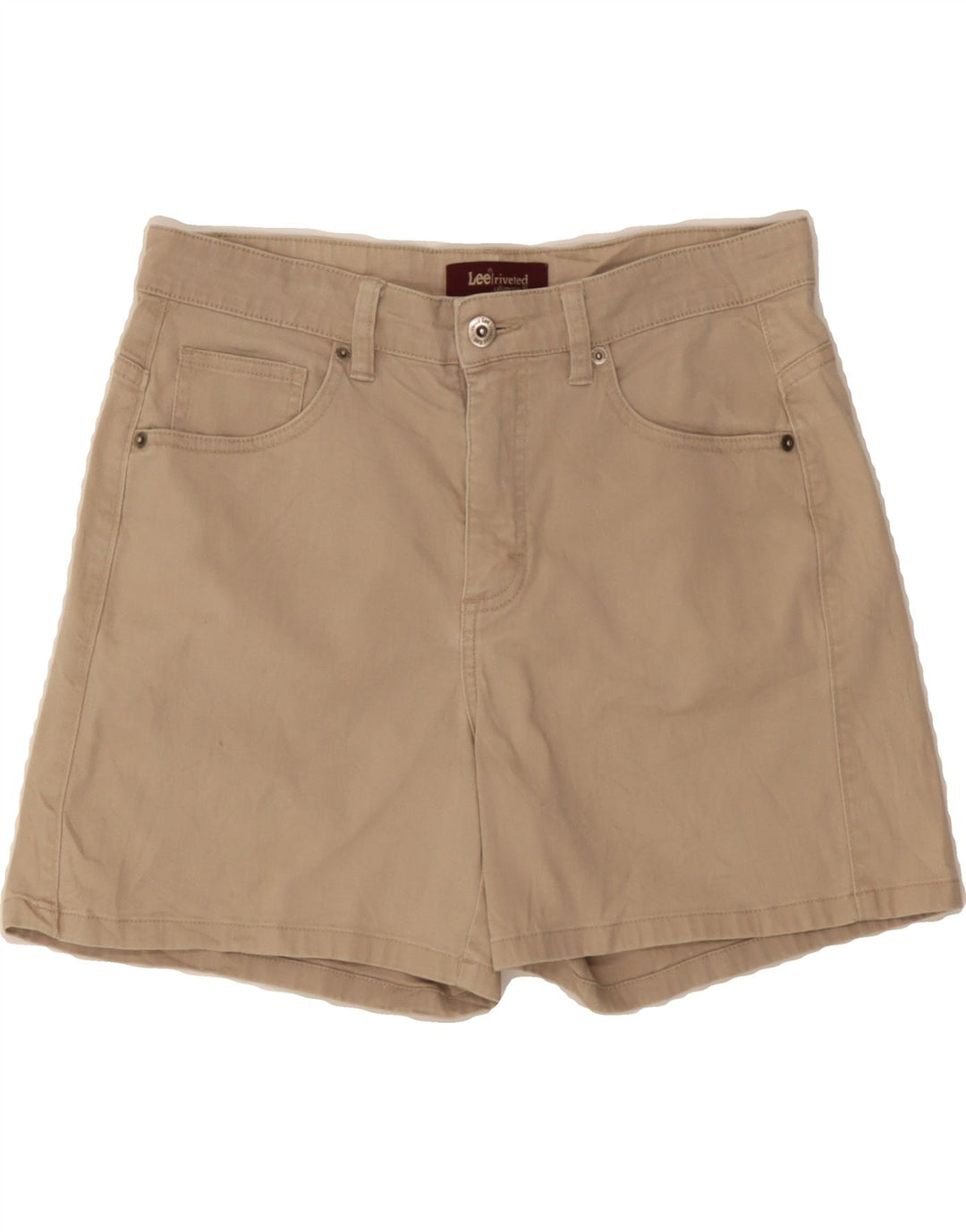 LEE Womens Chino Shorts US 10 Large W32 Beige Cotton Vintage Lee and Second-Hand Lee from Messina Hembry 