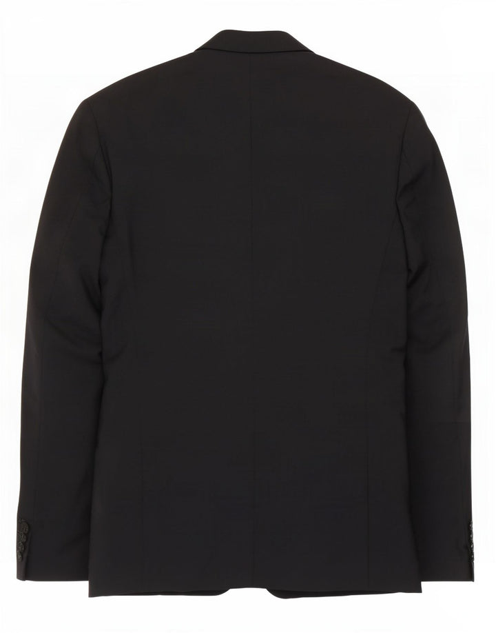 Jaqueta Blazer Masculina Giorgio Armani com 3 Botões IT 46 Pequeno Azul Marinho