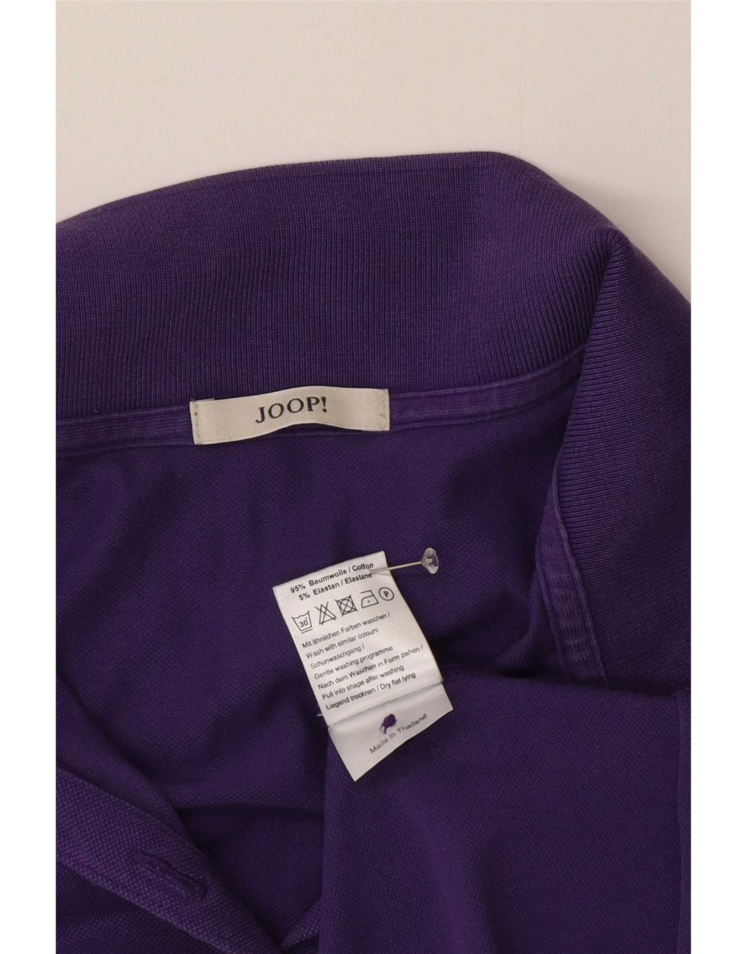 Camisa polo feminina Joop IT 44 algodão roxo médio