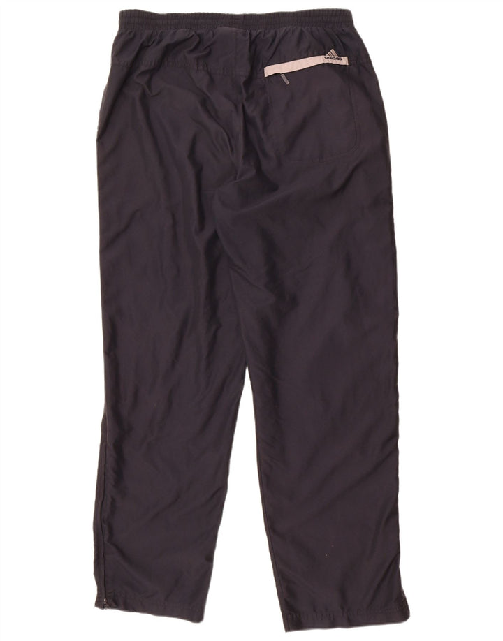 Calça de treino masculina Adidas grande poliéster azul marinho