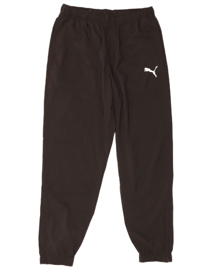 Calça de treino masculina Puma Joggers grande poliéster preto