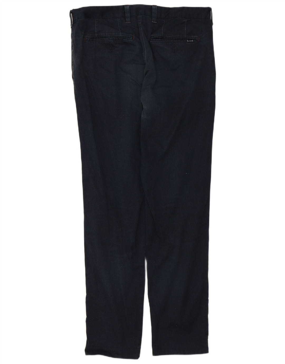 Calça masculina slim Ted Baker W30 L29 algodão azul marinho