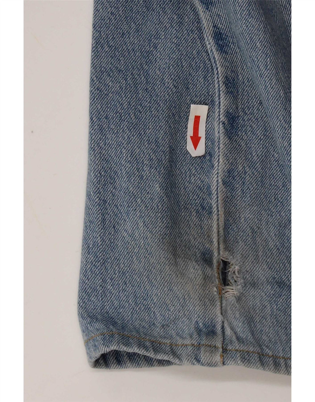 Calça jeans reta masculina Levi's W30 L30 azul algodão