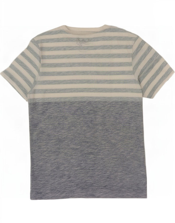 Camiseta masculina Jack & Jones pequena listrada azul