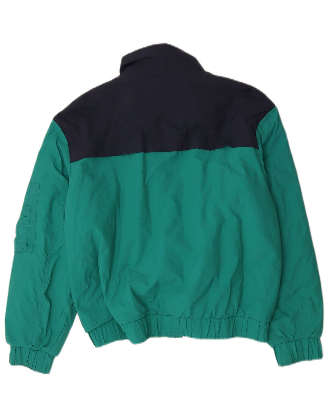 Jaqueta bomber acolchoada masculina Tommy Hilfiger Reino Unido 36 bloco colorido verde pequeno