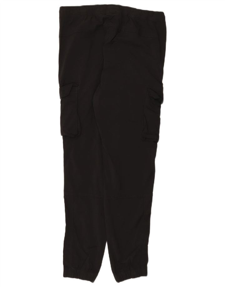 JACK & JONES Mens Joggers Cargo Calças Médias W32 L28 Nylon Preto
