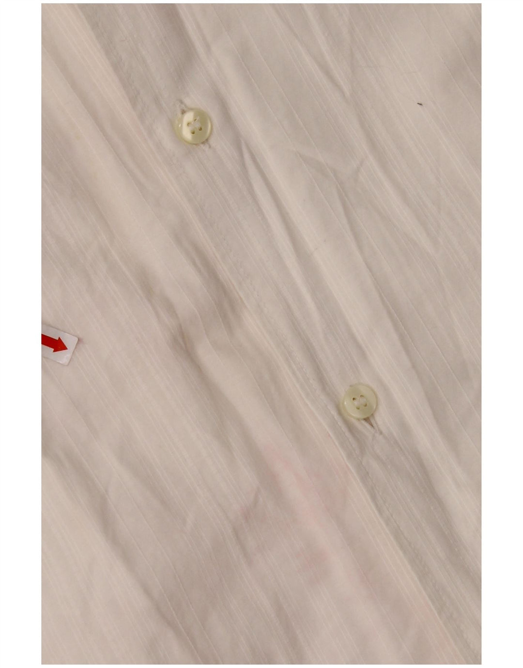 Camisa masculina ARMANI JEANS de algodão branco médio