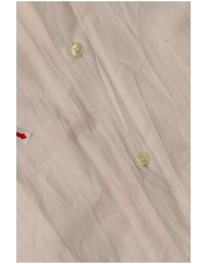 Camisa masculina ARMANI JEANS de algodão branco médio