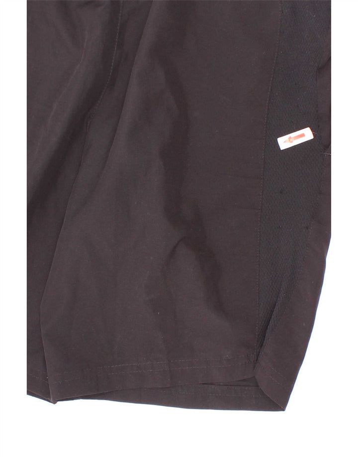 Shorts esportivos gráficos Nike Boys Dri Fit 12-13 anos grandes de poliéster preto