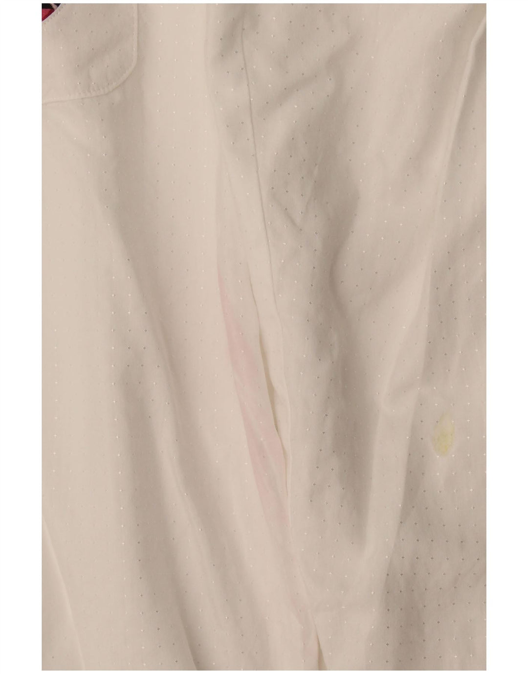 Camisa pulôver masculina vintage grande manchada branca