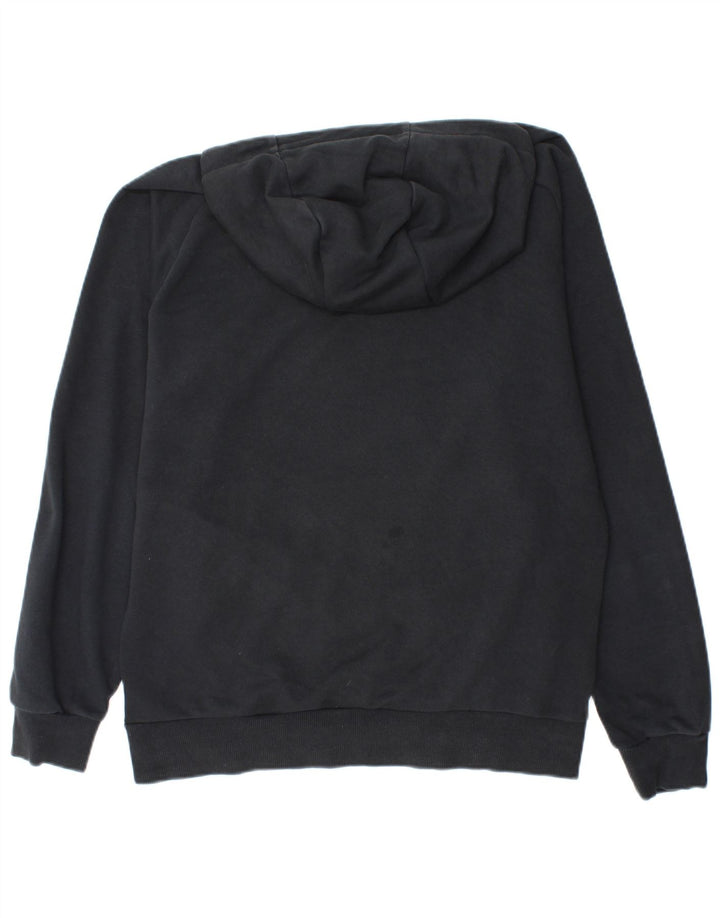 PUMA Mens Graphic Hoodie Jumper Médio Algodão Preto