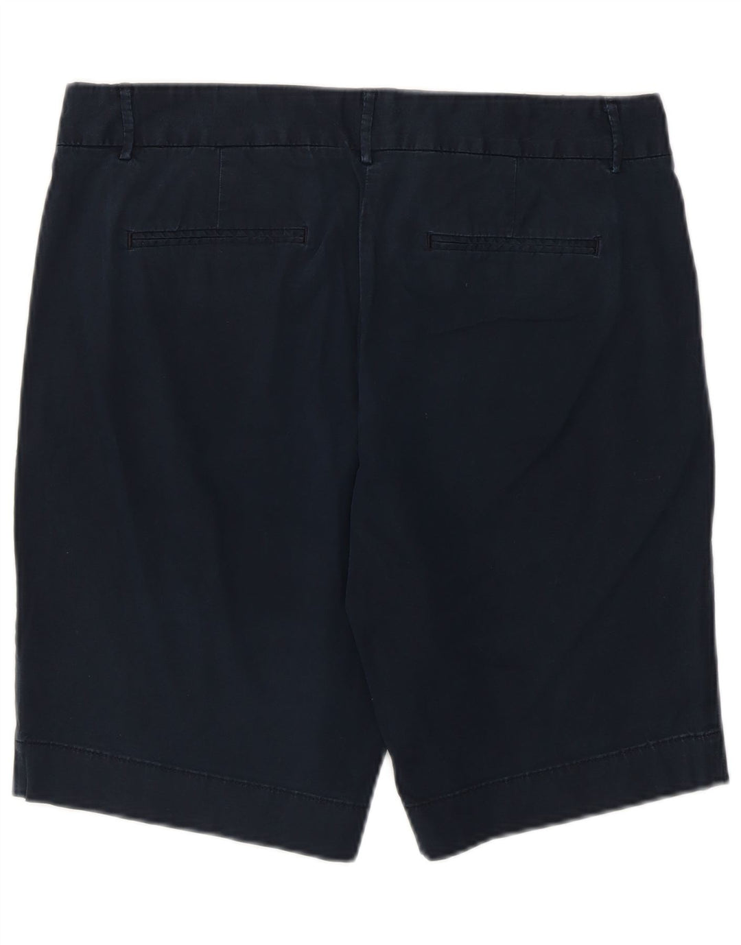 J. CREW Shorts Chino feminino US 6 médio W32 algodão azul marinho