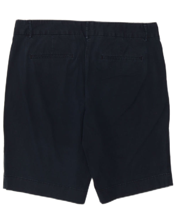 J. CREW Shorts Chino feminino US 6 médio W32 algodão azul marinho