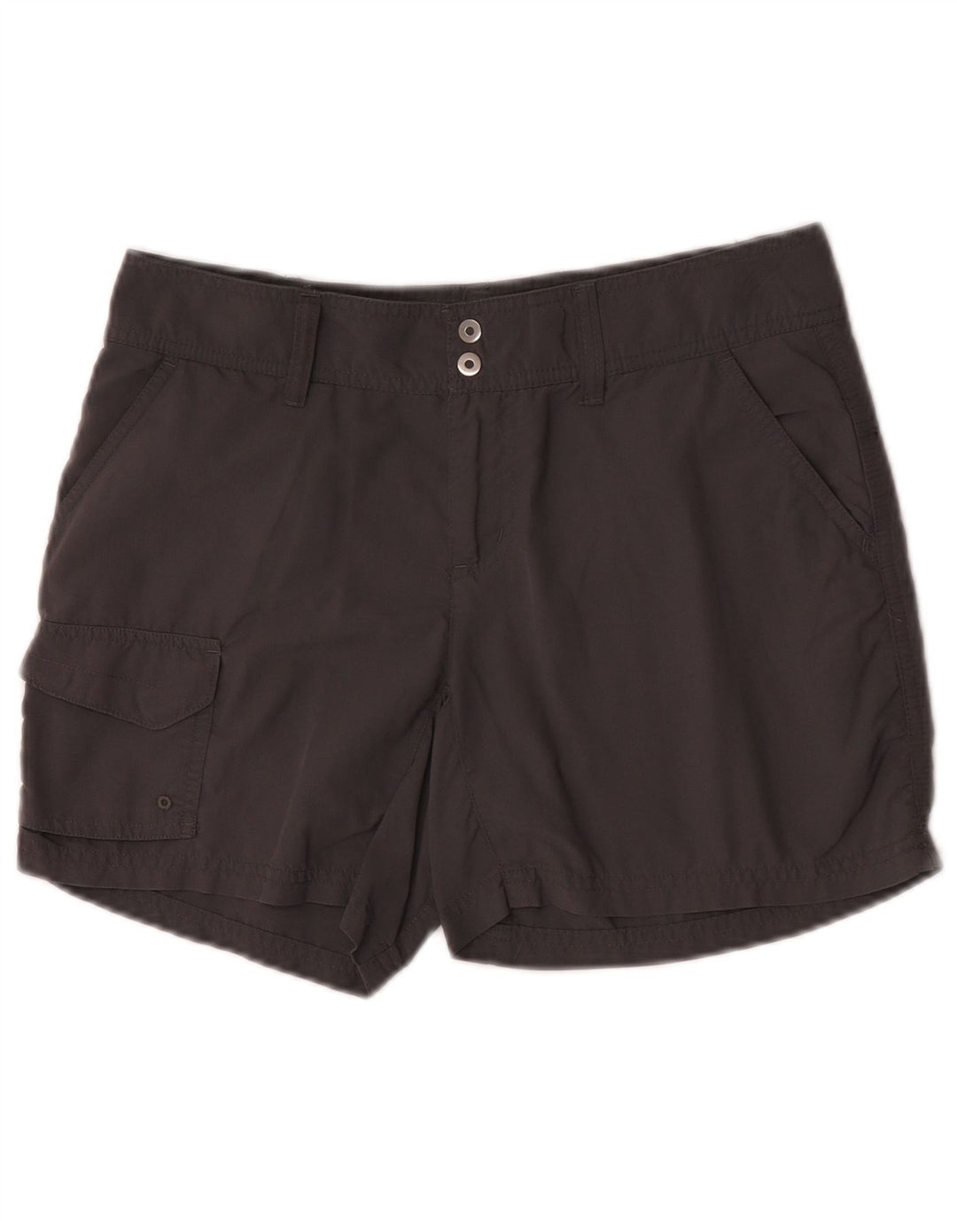 Shorts cargo feminino Columbia EU 36 pequeno W28 cinza nylon