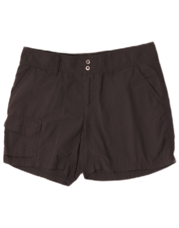 Shorts cargo feminino Columbia EU 36 pequeno W28 cinza nylon