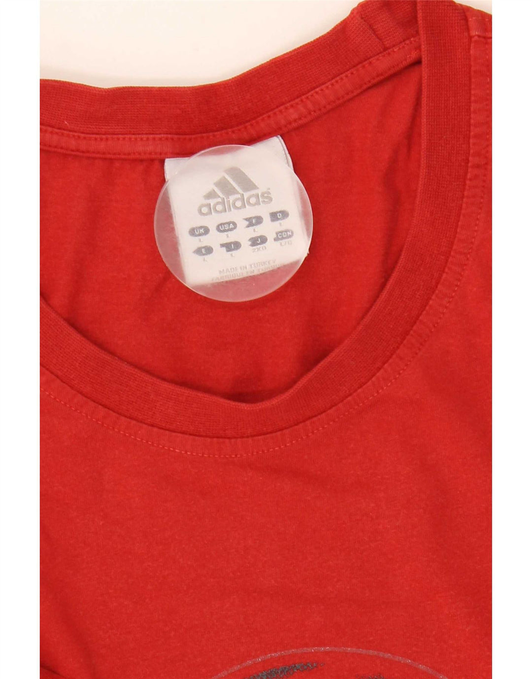 Camiseta Adidas Masculina Graphic Top Grande Vermelho
