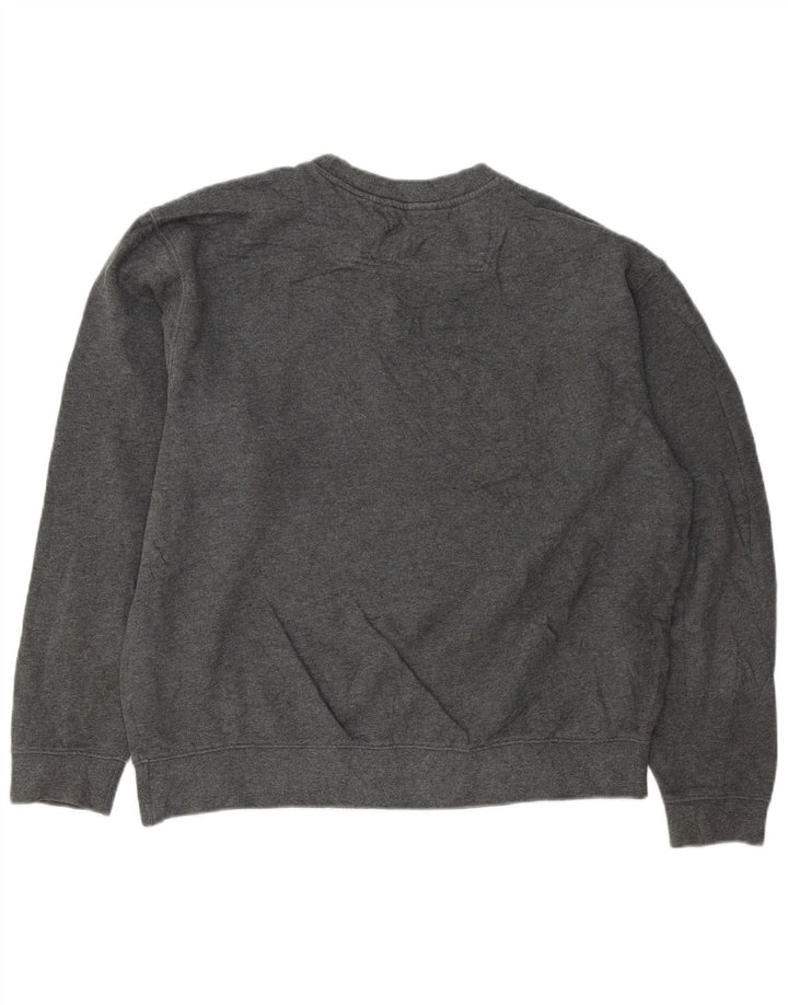 L.L.BEAN moletom gráfico masculino jumper médio algodão cinza