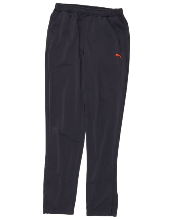 PUMA Boys Tracksuit Trousers 15-16 Years  Navy Blue Polyester