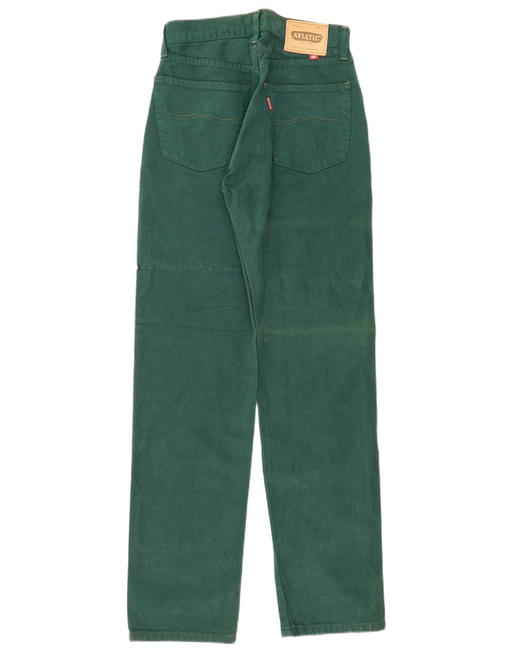 Aviatic feminino cintura alta jeans retos W29 L33 verde