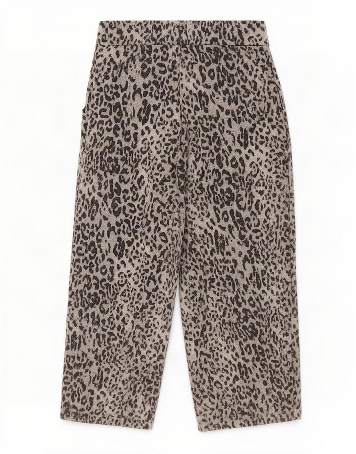 Calças cortadas femininas Marks & Spencer Reino Unido 10 pequenas W28 L23 cinza
