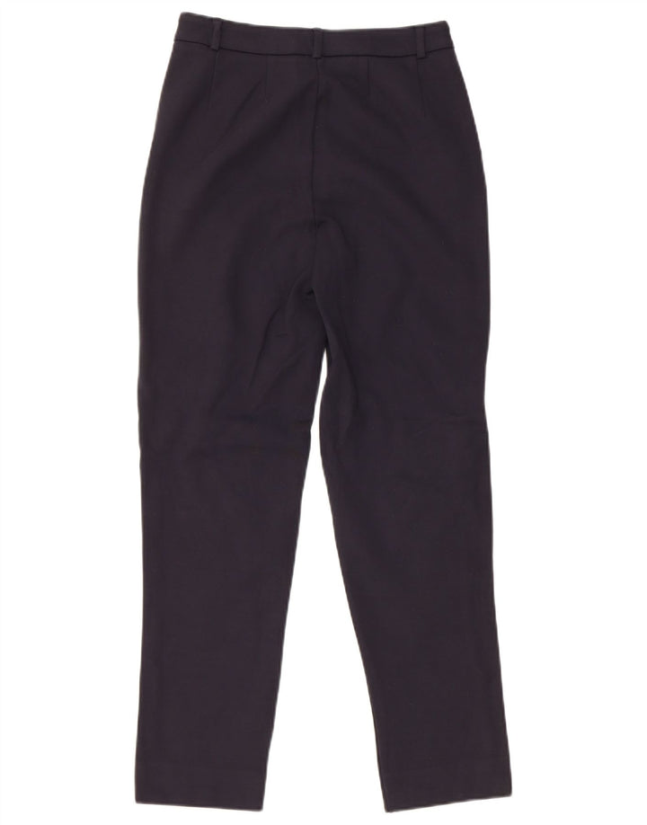 Calça feminina Marks & Spencer Slim Suit W26 L26 azul marinho