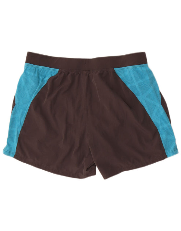 Shorts esportivos masculinos Under Armour Heat Gear XL cinza colorblock