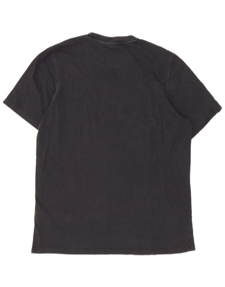 ADIDAS Mens Graphic T-Shirt Top Médio Algodão Preto