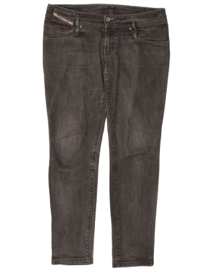 Jeans skinny feminino Diesel W32 L30 algodão cinza