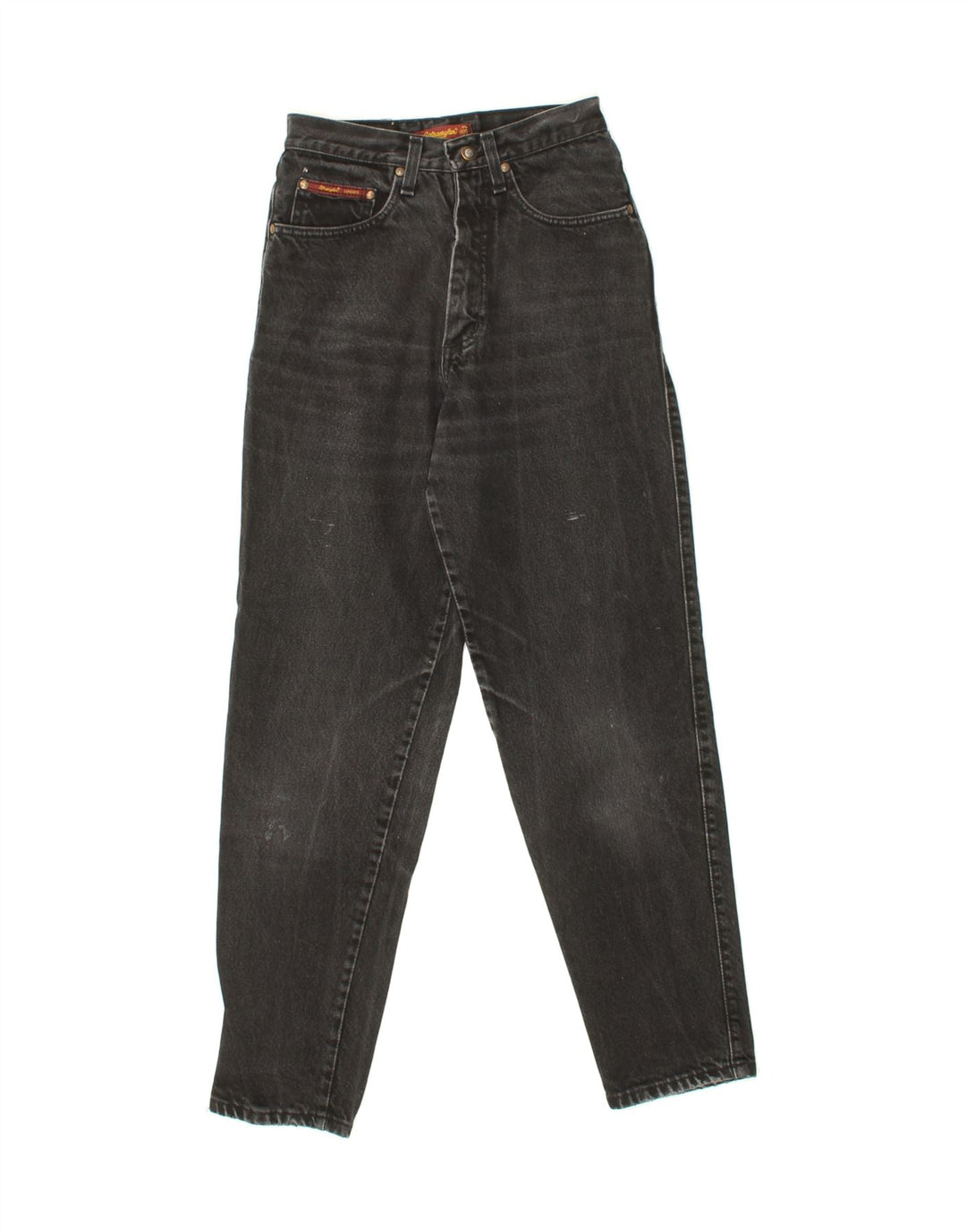 WRANGLER Womens Tapered Jeans W24 L29 Black Vintage Wrangler and Second-Hand Wrangler from Messina Hembry 