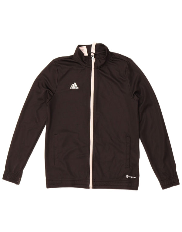 Jaqueta Adidas Aeroready para meninas 13-14 anos preto poliéster