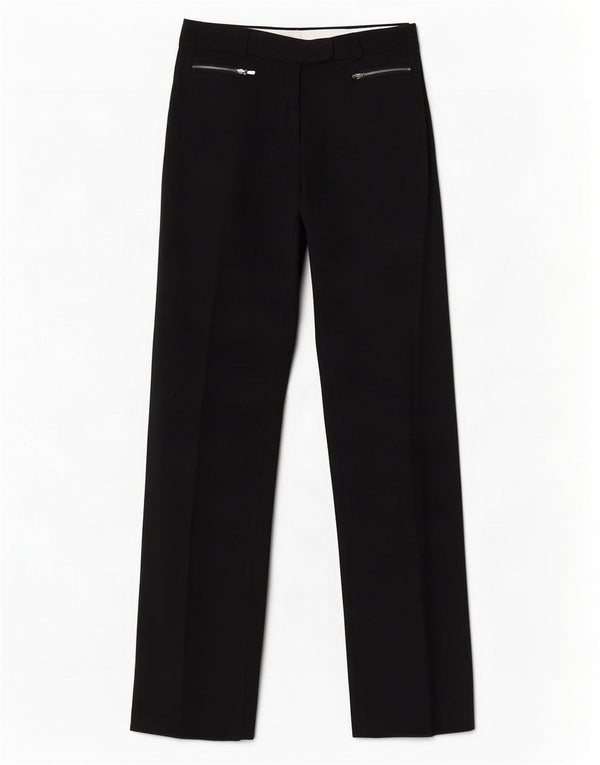 Calça feminina casual moderna Marks & Spencer Reino Unido 8 pequena W27 L30 azul marinho