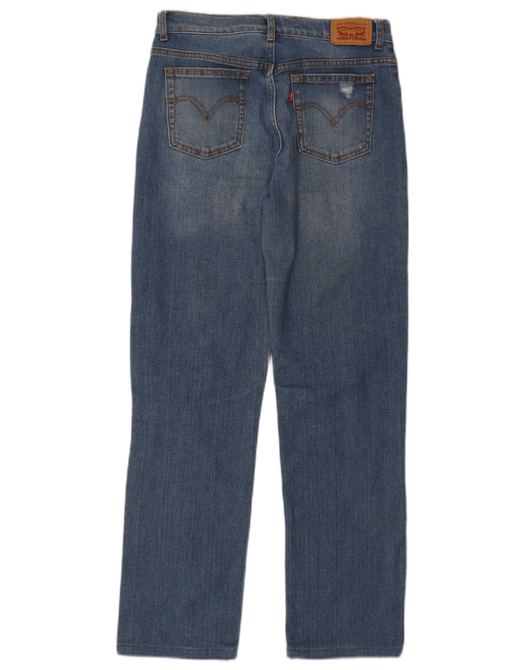 Jeans femininos Levi's Low Pro Distressed Straight W28 L28 Azul