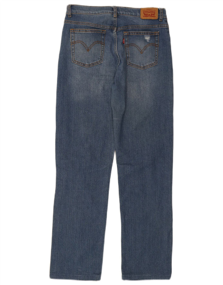 Jeans femininos Levi's Low Pro Distressed Straight W28 L28 Azul