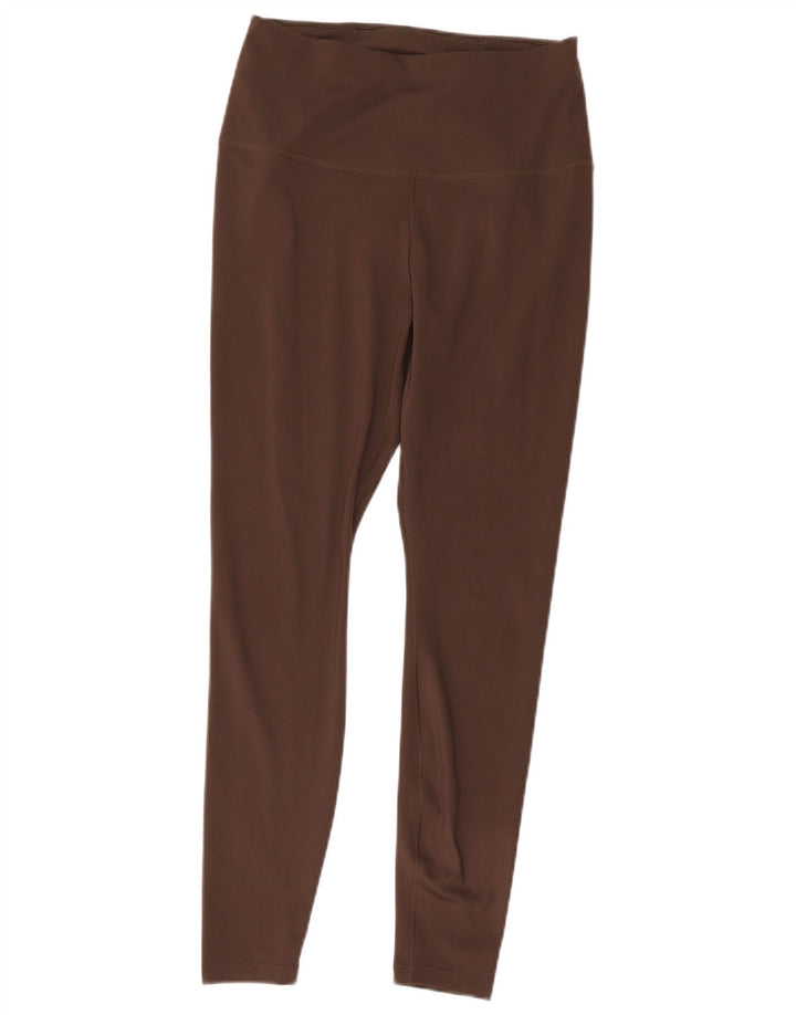 Leggings Nike Dri Fit Feminina UK 12 Médio Marrom Poliéster