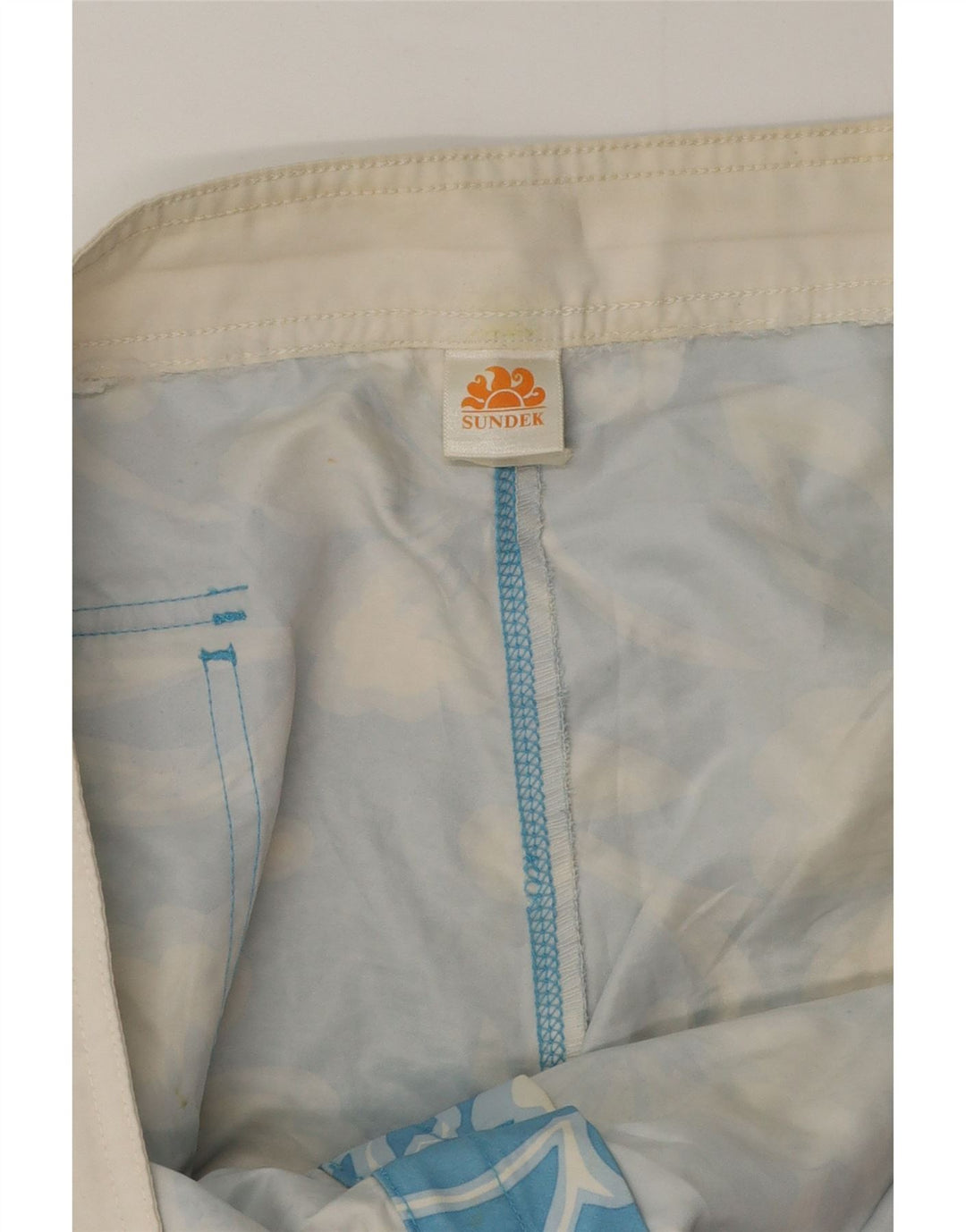 Shorts de natação masculino Sundek XL azul floral