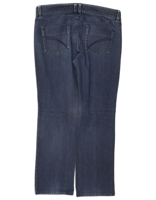 Calça Jeans Marks & Spencer Autograph Straight Feminina UK 14 Grande W34 L28 Azul