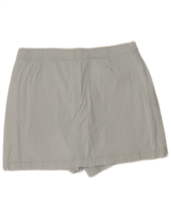 DOCKERS Skort feminino US 4 pequeno algodão azul