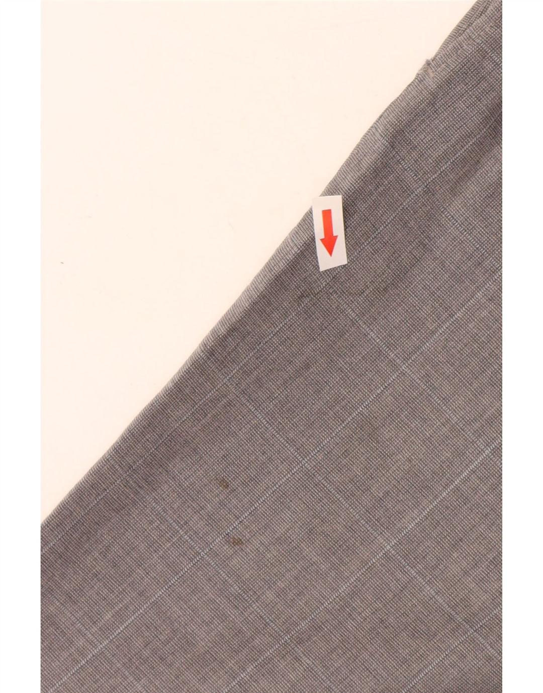 BROOKS BROTHERS Mens 346 Straight Suit Trousers W34 L32 Grey Check Wool