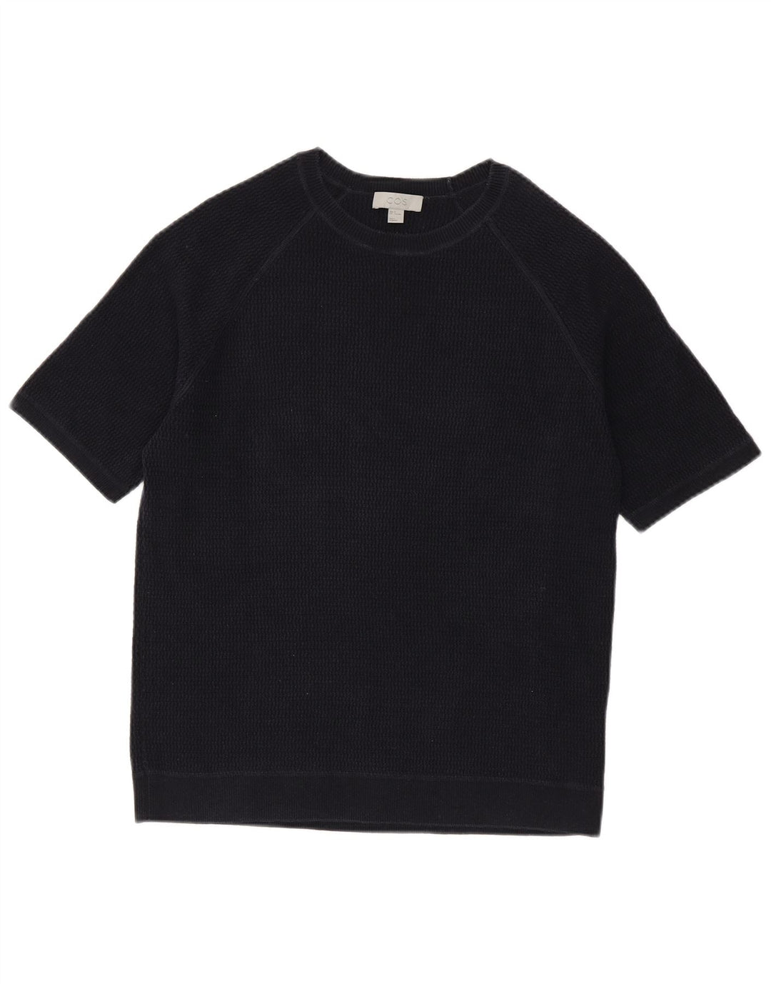 Cos Camiseta Masculina Top Médio Algodão Azul Marinho