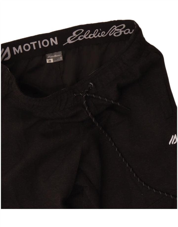 EDDIE BAUER Calça de treino masculina Joggers poliéster cinza médio