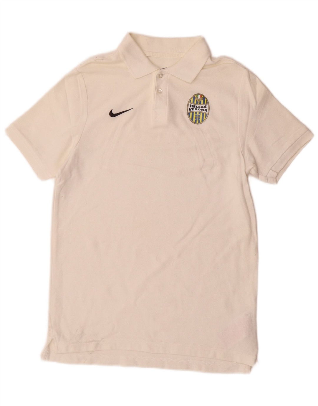 Camisa polo Nike Boys 12-13 anos grande algodão branco