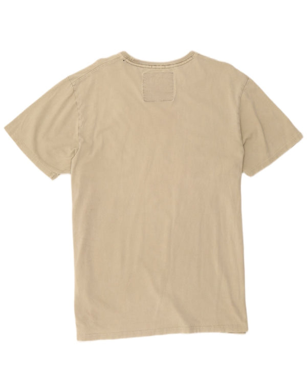 Camiseta gráfica masculina Superdry Top 2XL algodão bege