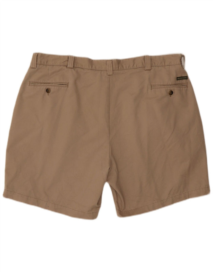 DOCKERS Masculino Khakis Chino Shorts W42 2XL Algodão Bege