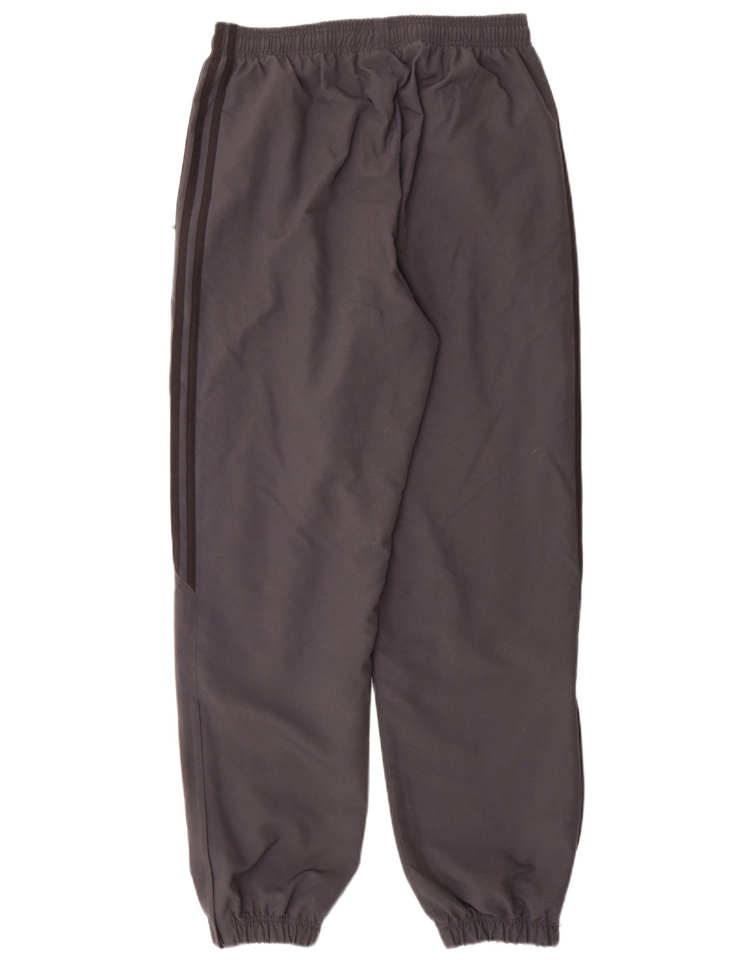 Calça de treino masculina Adidas Joggers grande poliéster cinza