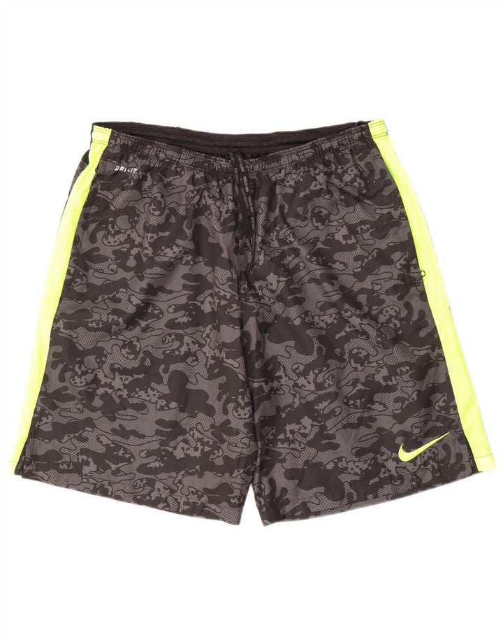 Nike Mens Dri Fit Sport Shorts Grande Poliéster Preto