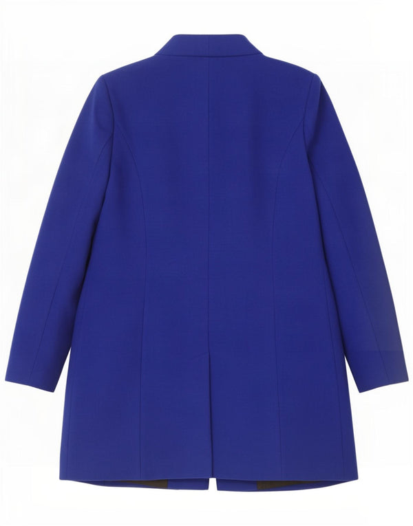 Sobretudo feminino Marks & Spencer Reino Unido 16 grande poliéster azul