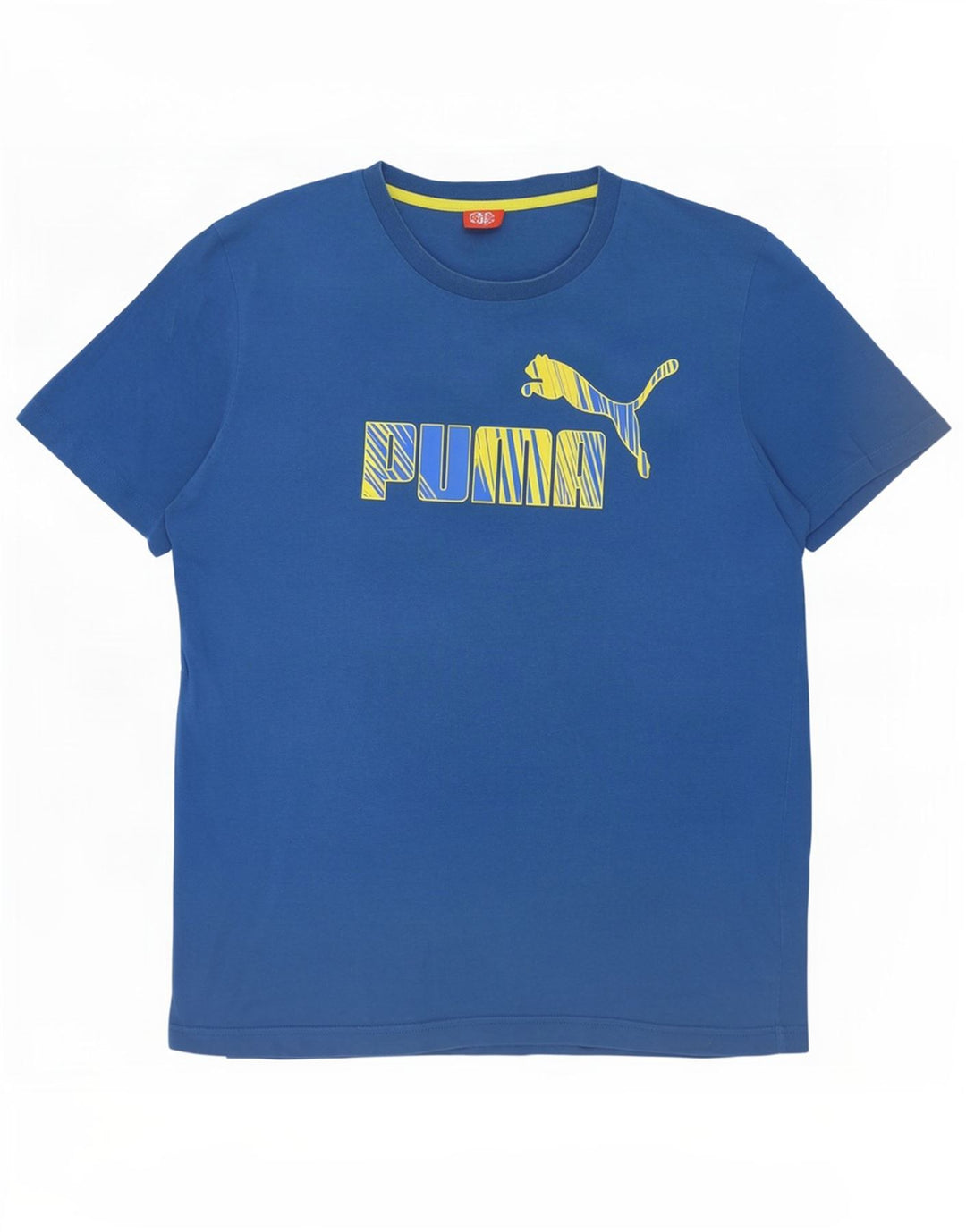 Puma Camiseta Masculina Graphic Top Grande Azul