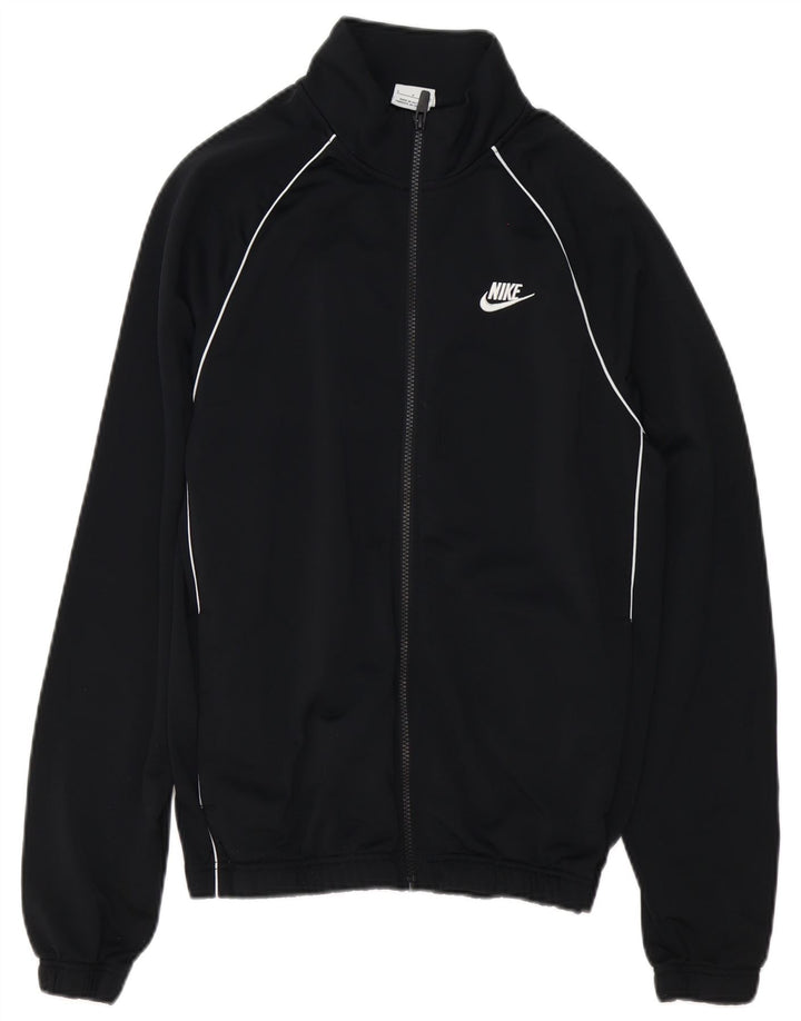 Nike Mens Treino Top Jacket Pequeno Poliéster Preto