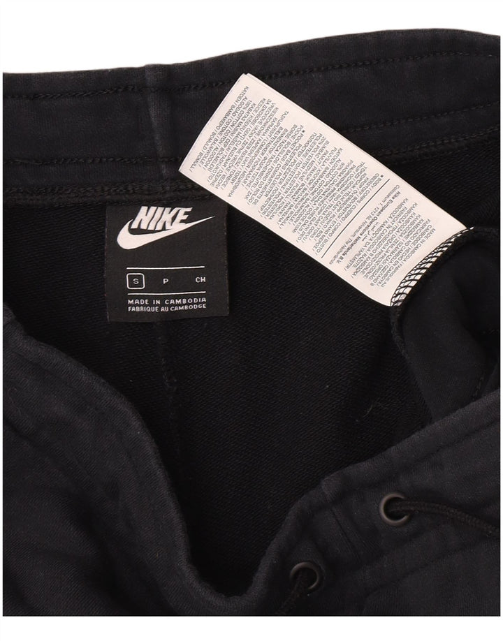 Shorts esportivos femininos Nike UK 10 pequeno algodão preto